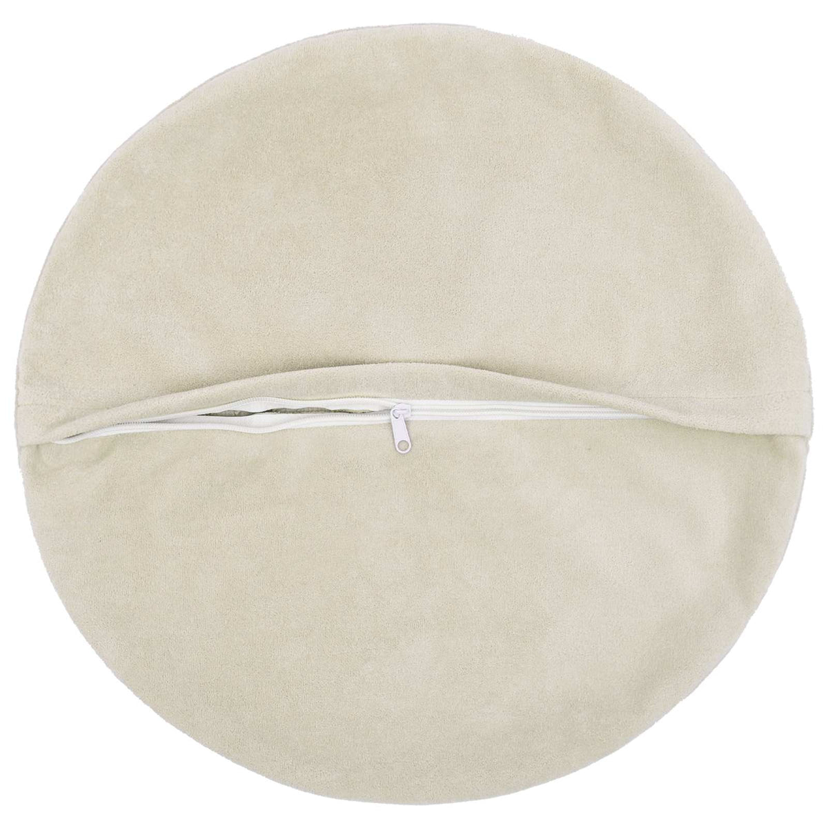 Vidaxl kussensloop 2 pcs heerlen crèmekleurig ø 50 cm