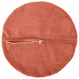 Vidaxl kussensloop 6 pcs heerlen rood-oranje ø 60 cm corduroy
