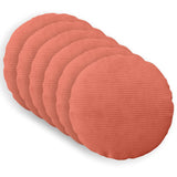 Vidaxl kussensloop 6 pcs heerlen rood-oranje ø 60 cm corduroy