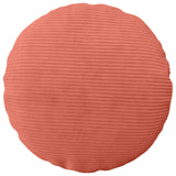 Vidaxl kussensloop 6 pcs heerlen rood-oranje ø 60 cm corduroy