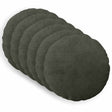 Vidaxl kussensloop 6 pcs heerlen antracietkleurig ø 60 cm corduroy