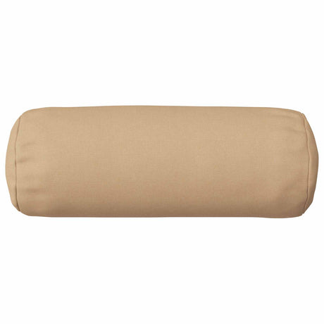 Vidaxl kussensloop 6 st heerlen crèmekleurig ø 15 x 40 cm stof