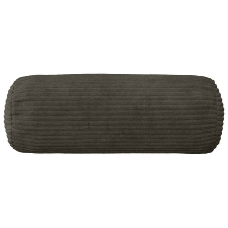 Vidaxl kussensloop 6 pcs heerlen antracietkleurig ø 15 x 40 cm