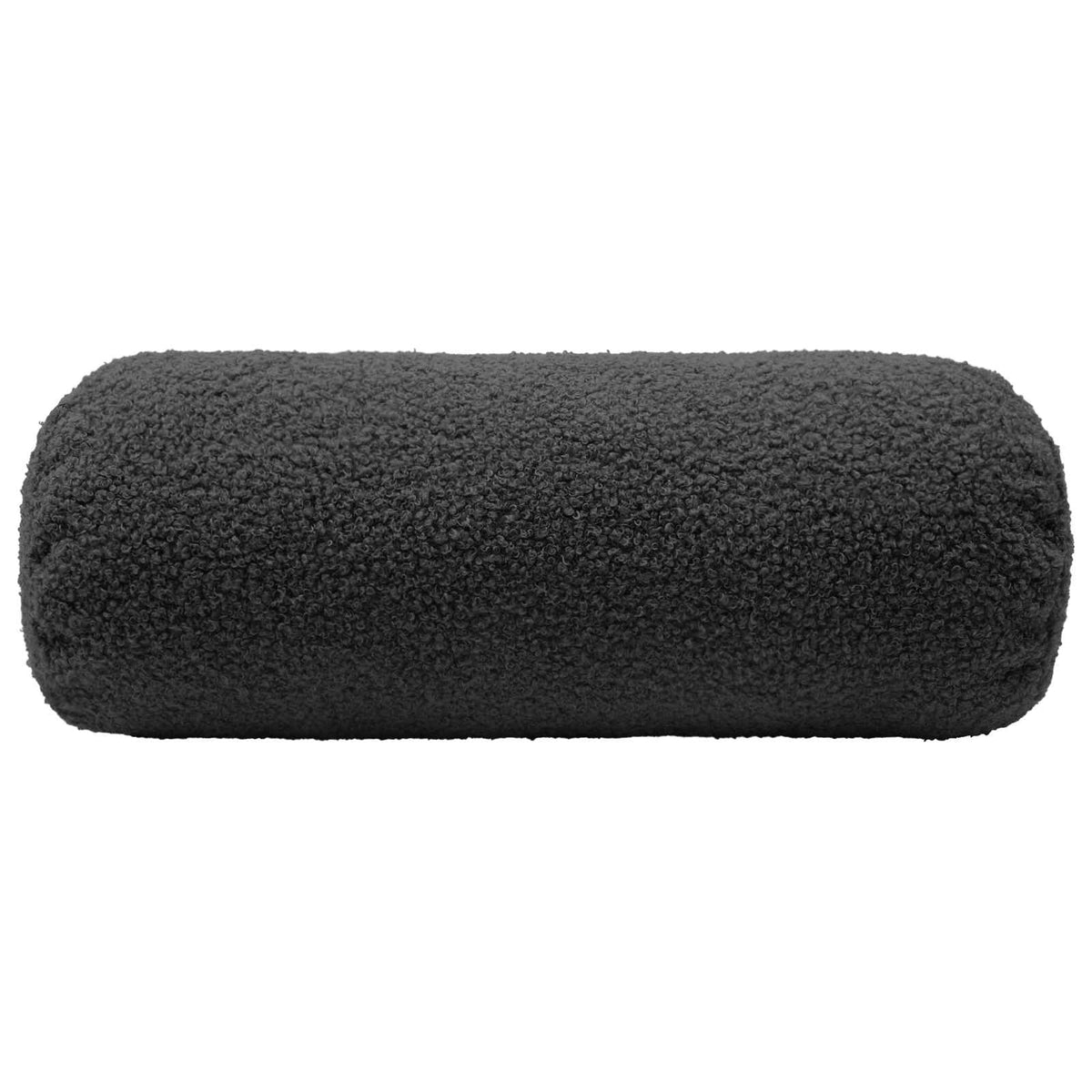 Vidaxl kussensloop 2 pcs heerlen donkergrijs ø 15 x 40 cm bouclé