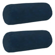Vidaxl kussensloop 2 pcs heerlen blauw ø 15 x 40 cm microfiber fleece