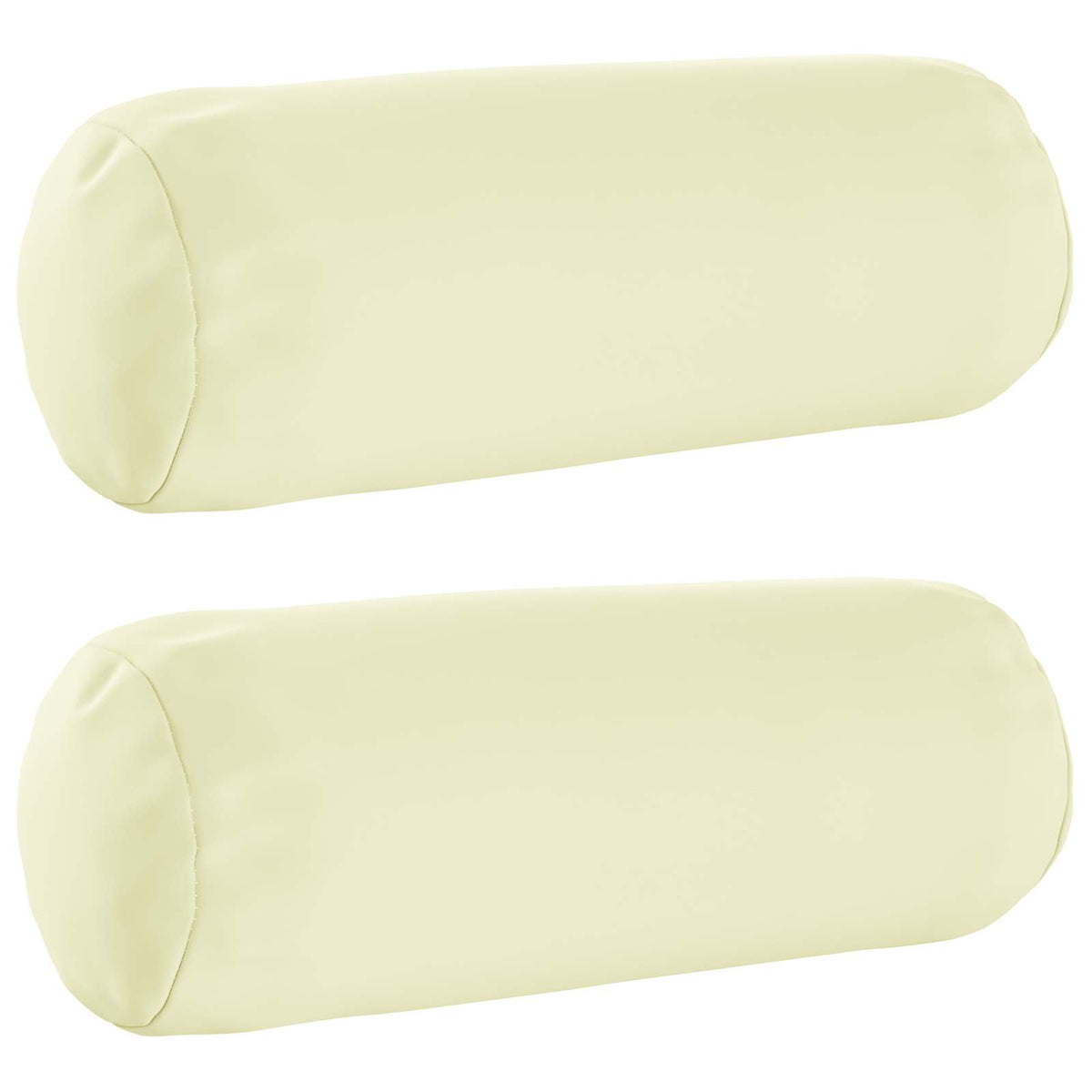 Vidaxl kussensloop 2 pcs heerlen crèmekleurig ø 15 x 40 cm polyester