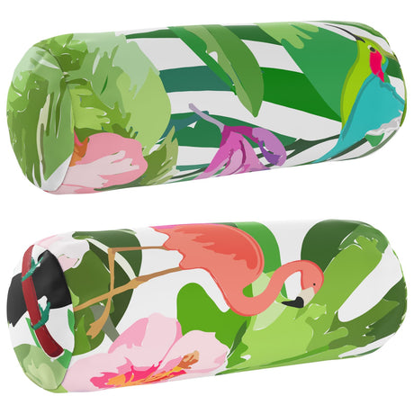 Vidaxl kussensloop 2 pcs heerlen meerkleurig ø 15 x 40 cm polyester