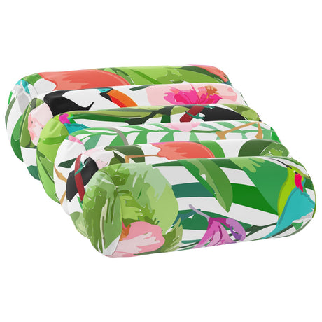 Vidaxl kussensloop 6 pcs heerlen meerkleurig ø 15 x 40 cm polyester