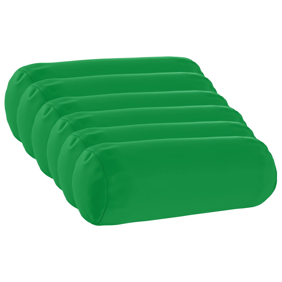 Vidaxl kussensloop 6 pcs heerlen groen ø 15 x 40 cm polyester