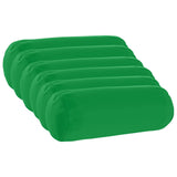 Vidaxl kussensloop 6 pcs heerlen groen ø 15 x 40 cm polyester