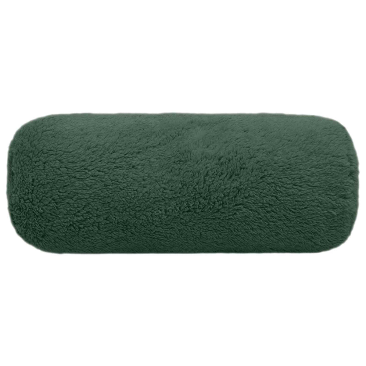 Vidaxl kussensloop 6 pcs heerlen donkergroen ø 15 x 40 cm bouclé