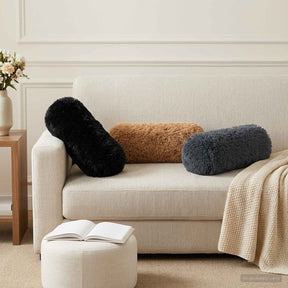 Vidaxl kussen met kussen heerlen 2 st taupe pv fleece