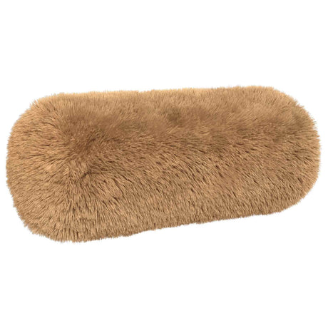 Vidaxl kussensloop 6 pcs heerlen taupe ø 15 x 40 cm pv fleece
