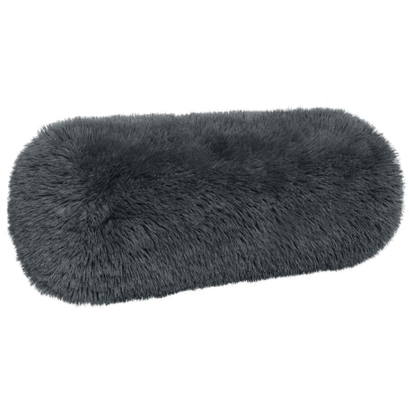 Vidaxl kussensloop 2 pcs heerlen antracietkleurig ø 15 x 40 cm