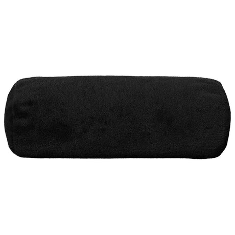 Vidaxl kussensloop 6 pcs heerlen zwart ø 15 x 40 cm flanel