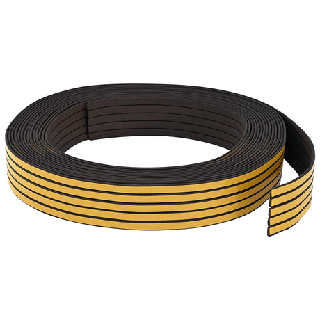 Vidaxl zelfklevende raamafdichting zwart 8 x 2 mm 25 m epdm-schuim