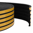 Vidaxl zelfklevende raamafdichting zwart 9 x 4 mm 50 m epdm-schuim