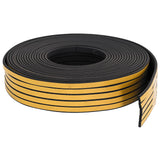 Vidaxl zelfklevende raamafdichting zwart 8 x 3 mm 12 m epdm-schuim