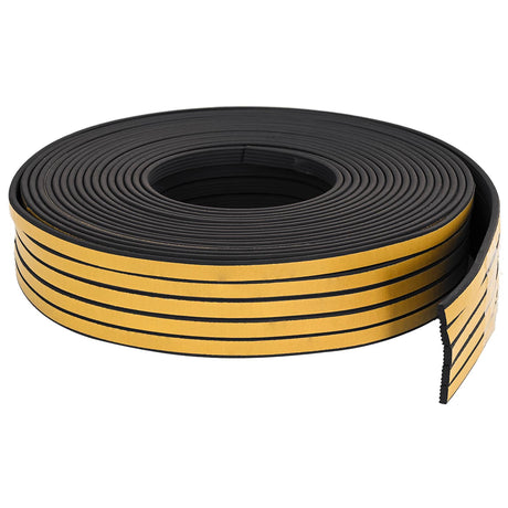 Vidaxl zelfklevende raamafdichting zwart 8 x 3 mm 25 m epdm-schuim