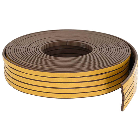 Vidaxl zelfklevende raamafdichting bruin 10 x 4 mm 12 m epdm-schuim