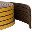 Vidaxl zelfklevende raamafdichting bruin 10 x 4 mm 50 m epdm-schuim
