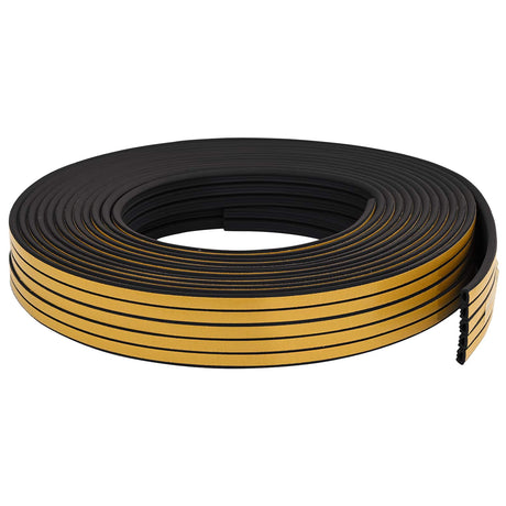 Vidaxl zelfklevende raamafdichting zwart 10 x 6 mm 12 m epdm-schuim
