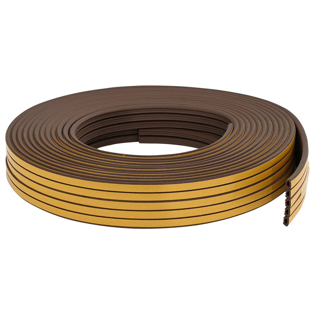 Vidaxl zelfklevende raamafdichting bruin 10 x 6 mm 25 m epdm-schuim