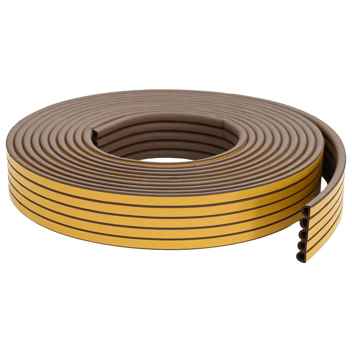 Vidaxl zelfklevende raamafdichting bruin 12 x 10 mm 12 m epdm-schuim