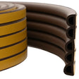 Vidaxl zelfklevende raamafdichting bruin 12 x 10 mm 25 m epdm-schuim