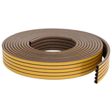 Vidaxl zelfklevende raamafdichting bruin 14 x 12 mm 50 m epdm-schuim