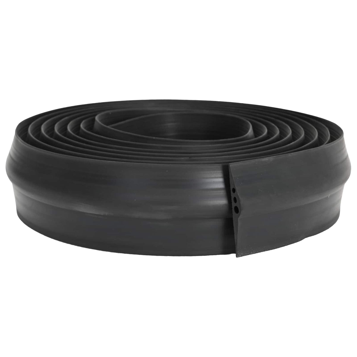 Vidaxl drempelprofiel voor garagedeur 112 x 20 mm 1 m epdm-rubber
