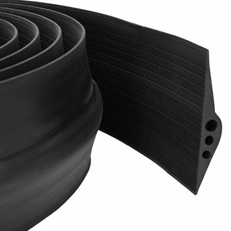 Vidaxl drempelprofiel voor garagedeur 112 x 20 mm 4 m epdm-rubber