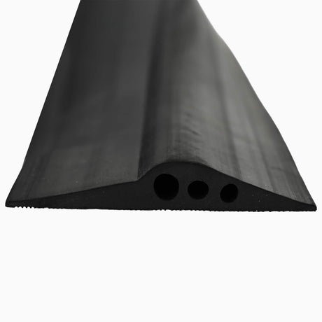 Vidaxl drempelprofiel voor garagedeur 112 x 20 mm 4 m epdm-rubber