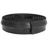 Vidaxl drempelprofiel voor garagedeur 155 x 28 mm 1 m epdm-rubber