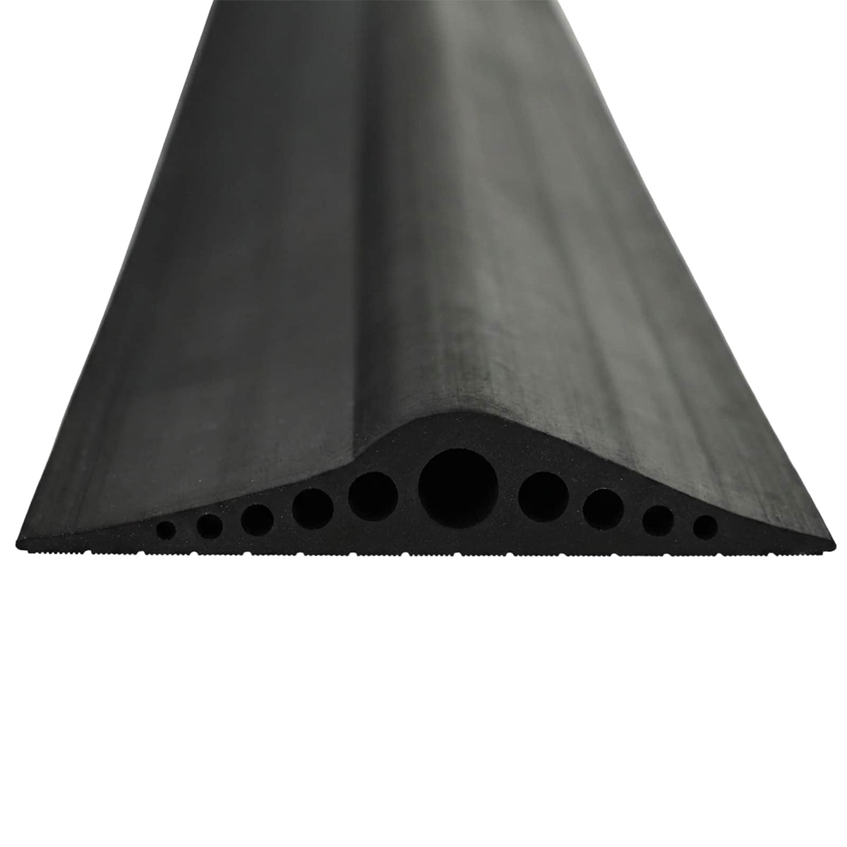 Vidaxl drempelprofiel voor garagedeur 155 x 28 mm 1 m epdm-rubber