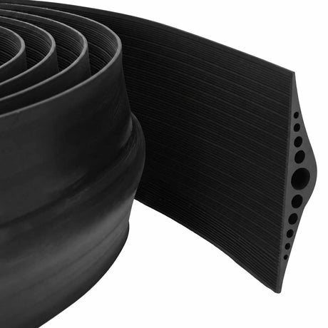Vidaxl drempelprofiel voor garagedeur 155 x 28 mm 2 m epdm-rubber