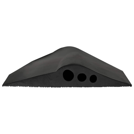 Vidaxl drempelprofiel voor garagedeur zwart 75 x 12 mm 1 m epdm-rubber