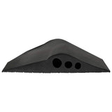 Vidaxl drempelprofiel voor garagedeur 75 x 12 mm 10 m epdm-rubber