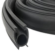 Vidaxl garage deurafsluiting zwart 41 x 33 mm 5,5 m pvc