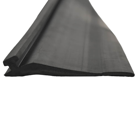 Vidaxl garage deurafsluiting zwart 52 x 2 mm 4,5 m pvc
