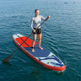 Vidaxl opblaasbaar stand up paddle board scylla 305 x 76 x 15 cm blauw