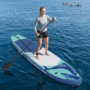 Vidaxl opblaasbaar stand up paddle board hydros 366 x 81 x 15 cm
