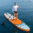 Vidaxl opblaasbaar stand up paddle board triton 366 x 81 x 15 cm blauw