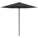 Vidaxl tuinparasol 230 x 230 cm polyester rechthoekig antracietkleurig