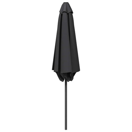 Vidaxl tuinparasol rechthoekig 2,3 x 2,3 m polyester antracietkleurig