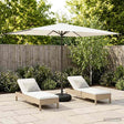 Vidaxl tuinparasol met basis 200 x 300 cm polyester rechthoekig