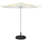Vidaxl patio parasolvoet 53 x 53 x 40 cm staal zwart