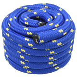Vidaxl boottouw 5 mm 10 m blauw
