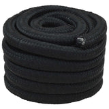 Vidaxl boottouw 4 mm 10 m zwart