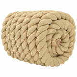 Vidaxl boottouw 4 mm 5 m naturel